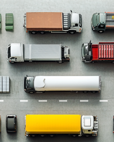 Transport in logistics vehicles